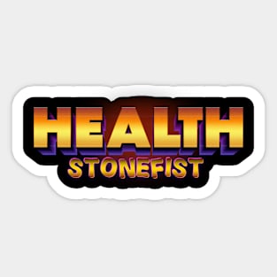 Health Stonefist Sticker